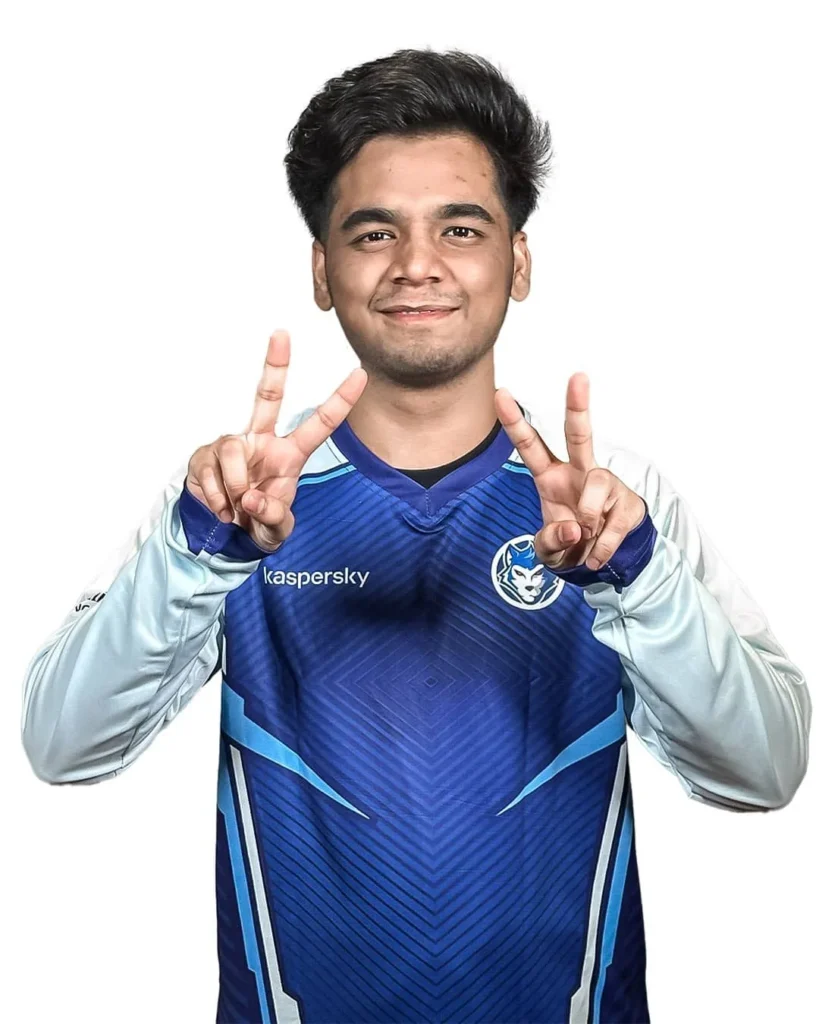 Kaif HUNTERZZ Khan BGMI Pro Player Genesis Esports Jersey.