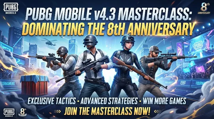 PUBG Mobile v4.3 Masterclass: Dominating the 8th Anniversary