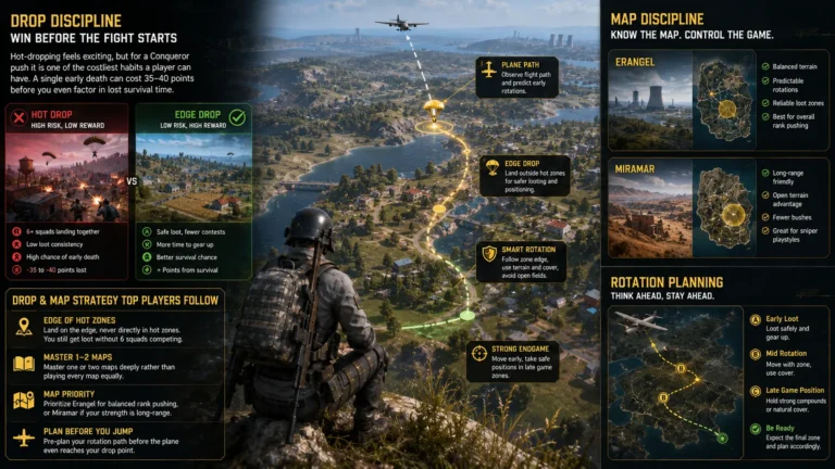 BGMI Conqueror Tips — What the Top 500 Do Differently