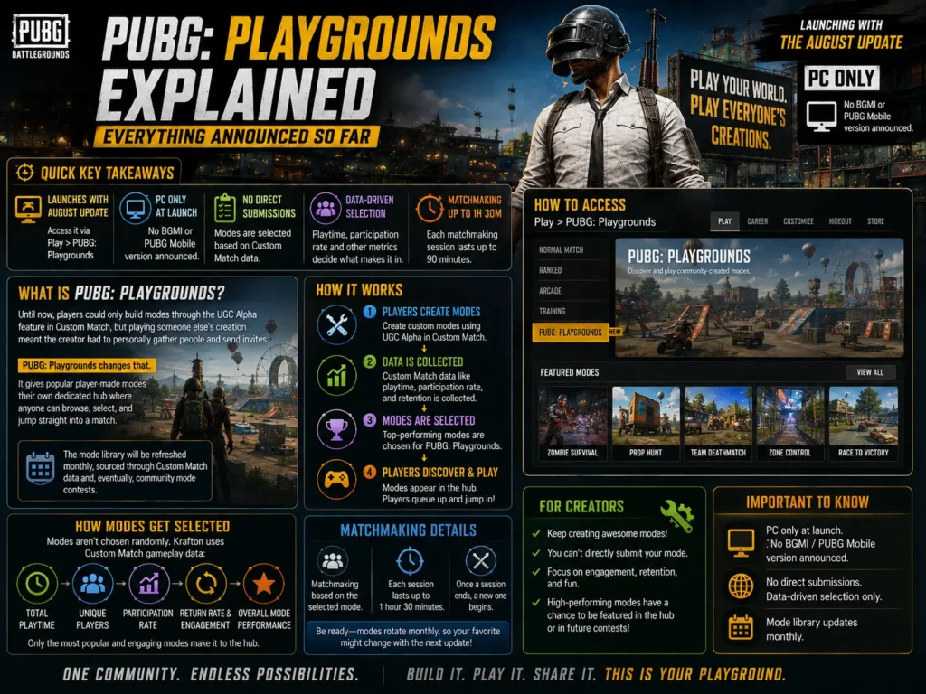 PUBG Playgrounds