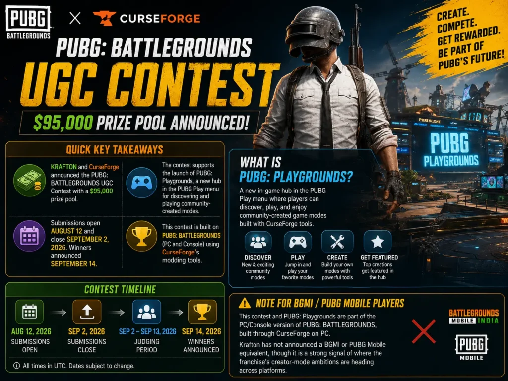 PUBG x CurseForge UGC Contest